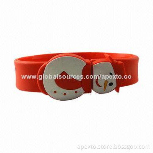 Wristband USB Stick with 16GB Storage Capacity, Supports Password Protection and Boot-able Function